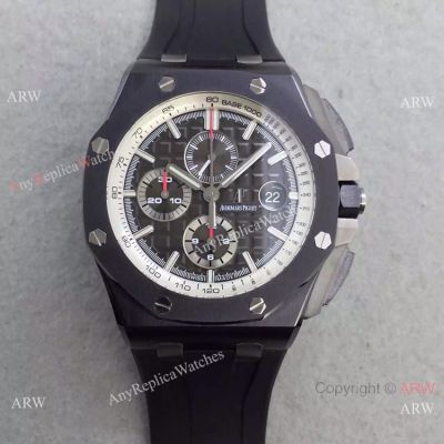 Swiss 3126 Audemars Piguet End of Days White Inner Bezel Rubber Replica Watch